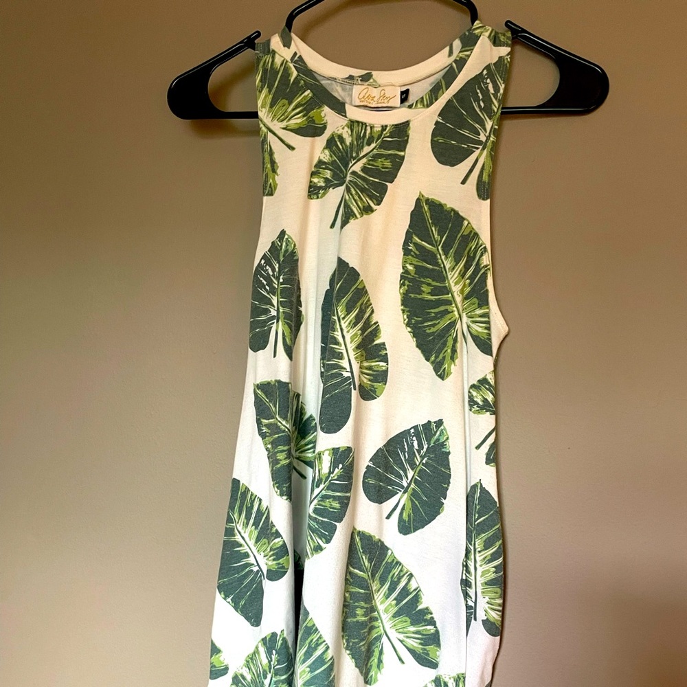 Ava sky tank dress